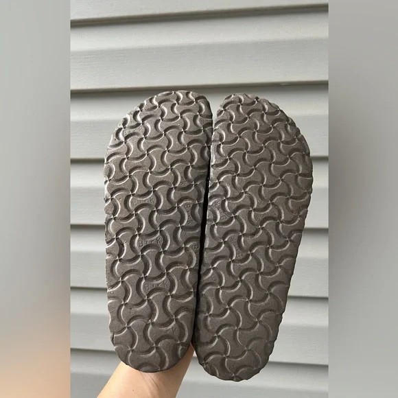 Birkenstock Buckley Clog Womens Brown Suede Mules Shoes Slip-On Sz 245 US 7-7.5 - Picture 9 of 13